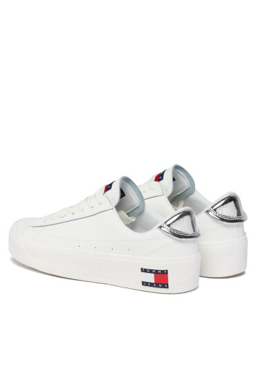 Tommy Jeans Сникърси Tjw Vulc Leather Plat Lc EN0EN02284 Ecru YBL - Mera.bg