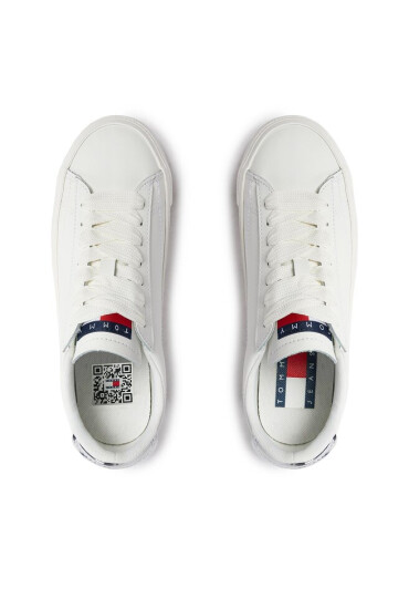 Tommy Jeans Сникърси Tjw Vulc Leather Plat Lc EN0EN02284 Ecru YBL - Mera.bg