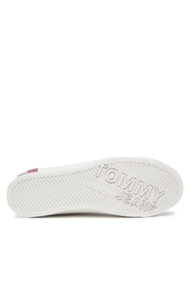 Tommy Jeans Сникърси Tjw Vulc Leather Plat Mc EN0EN02285 Бял - Mera.bg
