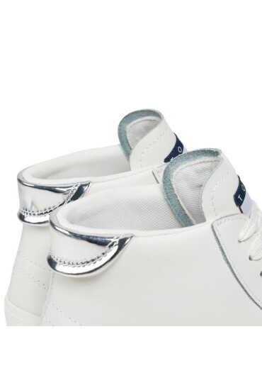 Tommy Jeans Сникърси Tjw Vulc Leather Plat Mc EN0EN02285 Бял - Mera.bg