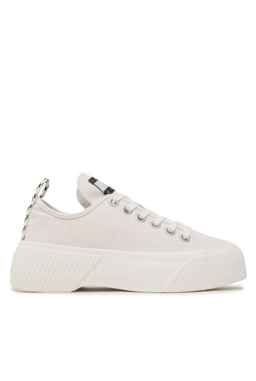 Tommy Jeans Сникърси Tjw Vulc Plat. Lc Denim EN0EN02202 Ivory YBI - Mera.bg