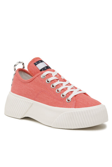 Tommy Jeans Сникърси Tjw Vulc Plat. Lc Denim EN0EN02202 Santa Fe Sunset XKI - Mera.bg