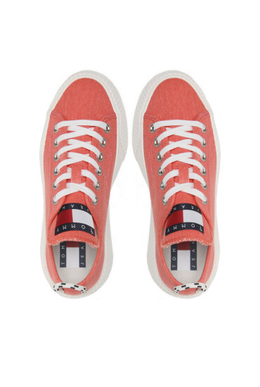 Tommy Jeans Сникърси Tjw Vulc Plat. Lc Denim EN0EN02202 Santa Fe Sunset XKI - Mera.bg