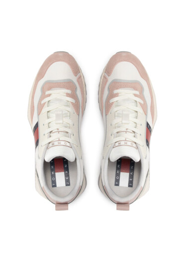 Tommy Jeans Сникърси Track Cleat Wmn EN0EN01850 Бял - Mera.bg