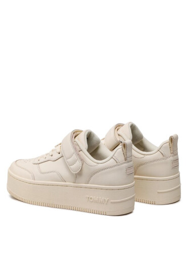 Tommy Jeans Сникърси Velcro Flatform EN0EN02101 Екрю - Mera.bg