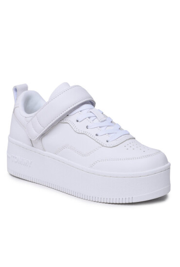 Tommy Jeans Сникърси Velcro Flatform EN0EN02101 White 0K4 - Mera.bg