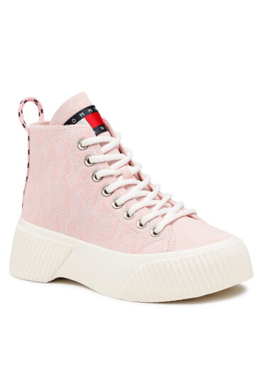 Tommy Jeans Сникърси Vulc Knitted Mc EN0EN02141 Misty Pink TH2 - Mera.bg