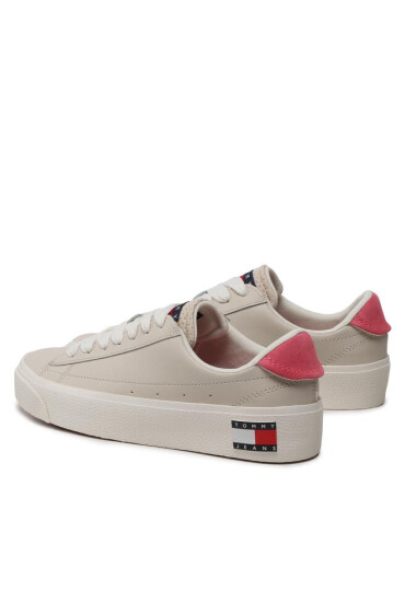 Tommy Jeans Сникърси Vulcanized Leather EN0EN02030 Бежов - Mera.bg