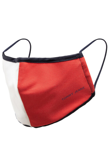 Tommy Jeans Текстилна маска Tjm Flag Face Cover AM0AM07485 Тъмносин - Mera.bg