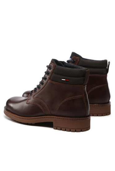 Tommy Jeans Туристически oбувки Classic Short Lace Up Boot EM0EM01057 Truffle Brown GT7 - Mera.bg