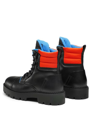 Tommy Jeans Туристически oбувки Padded Lace Up Heritage EM0EM01063 Черен - Mera.bg