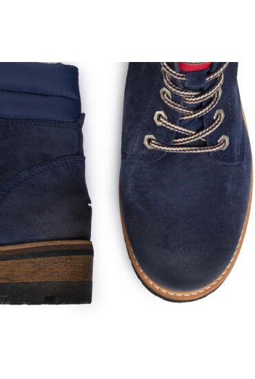Tommy Jeans Туристически oбувки Suede Lace Up Boot EM0EM00354 Ink Blue CGI - Mera.bg