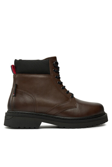 Tommy Jeans Туристически oбувки Tjm Lace Up Boot EM0EM01446 Кафяв - Mera.bg