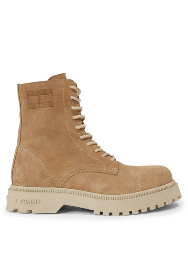 Tommy Jeans Туристически oбувки Tjm Casual Boot Suede EM0EM01336 Каки - Mera.bg