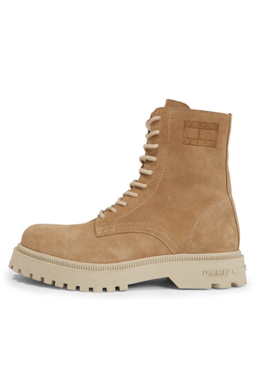 Tommy Jeans Туристически oбувки Tjm Casual Boot Suede EM0EM01336 Каки - Mera.bg