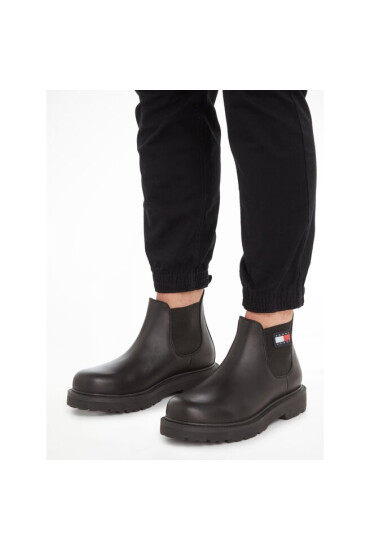 Tommy Jeans Зимни обувки Tjm Napa Leather EM0EM01254 Black BDS - Mera.bg