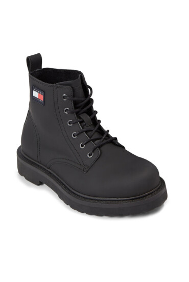 Tommy Jeans Туристически oбувки Tjm Ruberized Lace Up Boot EM0EM01276 Черен - Mera.bg