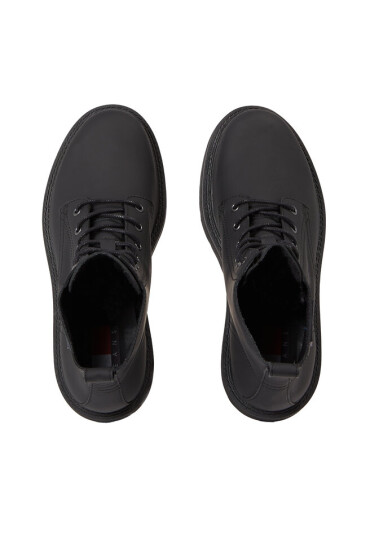 Tommy Jeans Туристически oбувки Tjm Ruberized Lace Up Boot EM0EM01276 Черен - Mera.bg