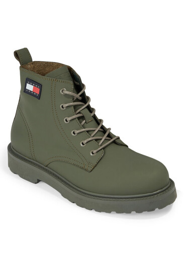 Tommy Jeans Туристически oбувки Tjm Ruberized Lace Up EM0EM01276 Зелен - Mera.bg