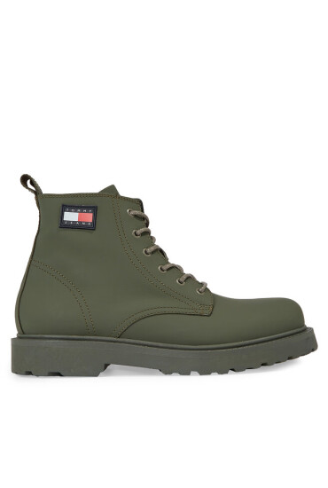 Tommy Jeans Туристически oбувки Tjm Ruberized Lace Up EM0EM01276 Зелен - Mera.bg