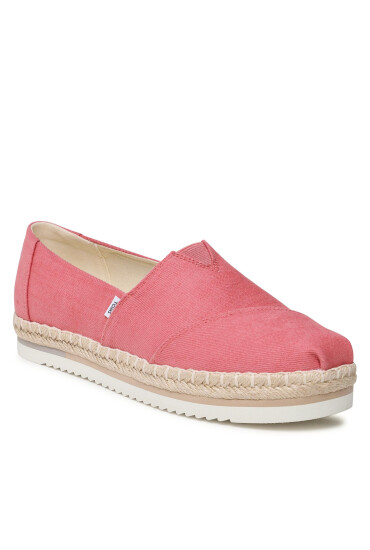 Toms Еспадрили Alpargata Platform Rope 10019802 Faded Rose - Mera.bg