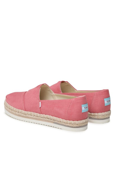 Toms Еспадрили Alpargata Platform Rope 10019802 Faded Rose - Mera.bg