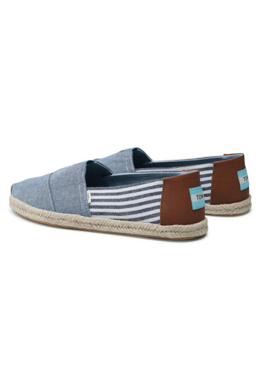 Toms Еспадрили Alpargata Rope 10016291 Navy Chambray/Stripes - Mera.bg