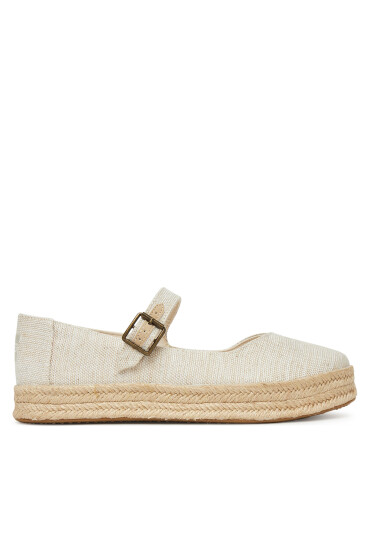 Toms Еспадрили Carolina Mary Jane 10021863 Екрю - Mera.bg