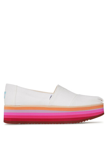 Toms Обувки Alp Platform 10019692 White - Mera.bg