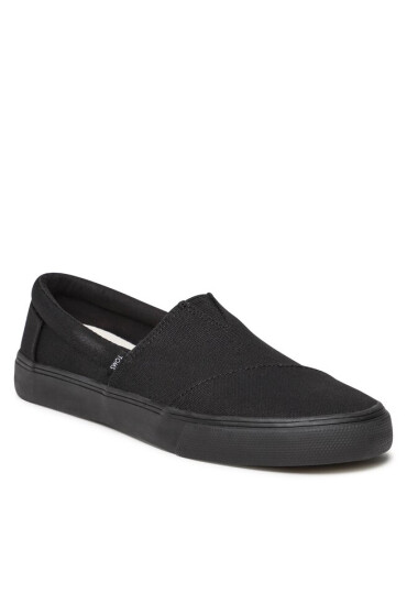 Toms Обувки Alpargata Fenix Slip On 10018946 Black/Black - Mera.bg