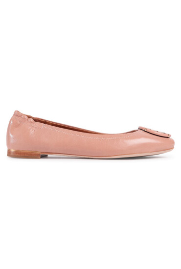 Tory Burch Балеринки Multi Logo Elastic Ballet 82218 Pink Moon 689 - Mera.bg
