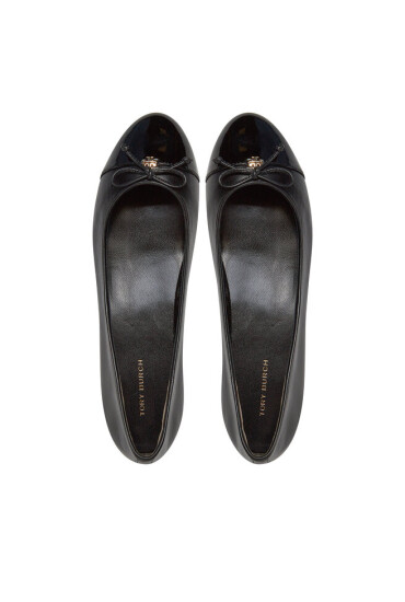 Tory Burch Балеринки Cap-Toe Ballet 154511 Черен - Mera.bg