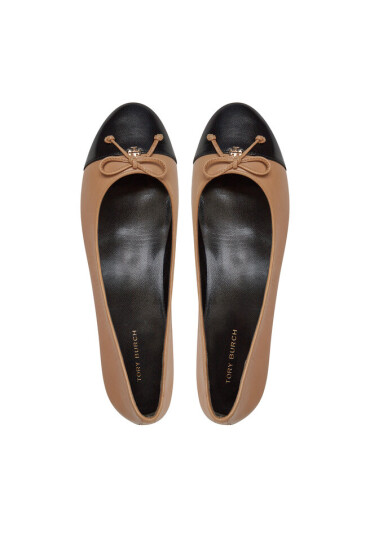 Tory Burch Балеринки Cap-Toe Ballet 154513 Бежов - Mera.bg