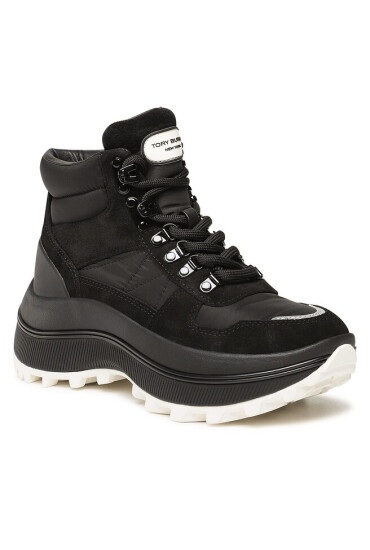 Tory Burch Боти Adventure Hiker 141334 Perfect Black/New Ivory 001 - Mera.bg