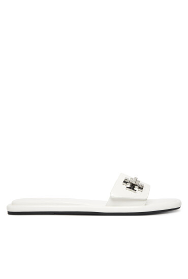 Tory Burch Чехли T Lock Slide 164676 Бял - Mera.bg