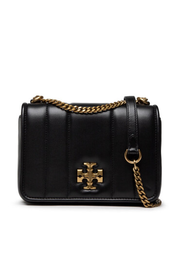 Tory Burch Дамска чанта Kira Chain Shoulder Bag 87244 Black/Rolled Gold 890 - Mera.bg
