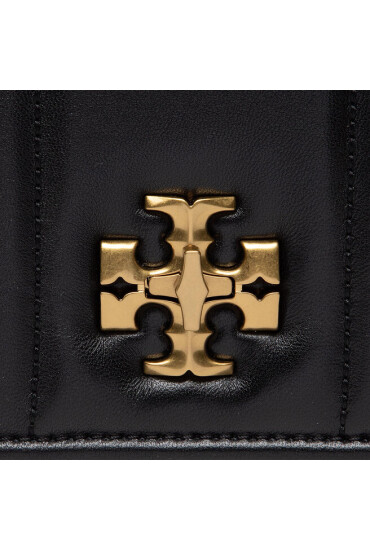 Tory Burch Дамска чанта Kira Chain Shoulder Bag 87244 Black/Rolled Gold 890 - Mera.bg