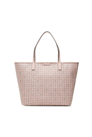 Tory Burch Дамска чанта Basketweave Tote 145634 Розов - Mera.bg