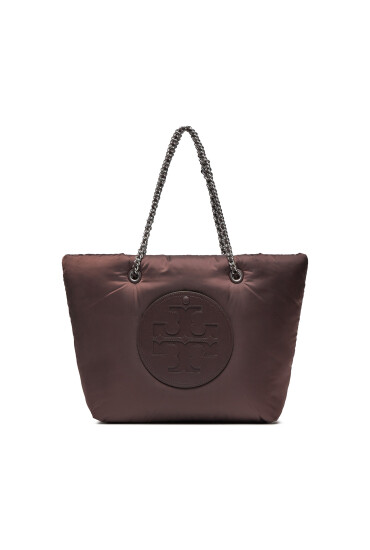 Tory Burch Дамска чанта Ella Puffy Chain Tote 152450 Бордо - Mera.bg