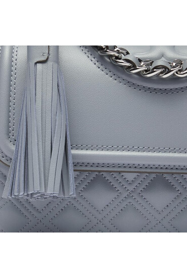 Tory Burch Дамска чанта Flaming Small Convertible Shoulder Bag 75576 Cloud Blue 023 - Mera.bg