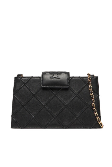 Tory Burch Дамска чанта Fleming Mini Chain Wallet 167250 Черен - Mera.bg