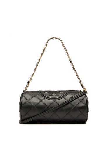 Tory Burch Дамска чанта Fleming Soft Barrel 150358 Black - Mera.bg