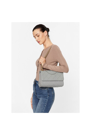 Tory Burch Дамска чанта Fleming Soft Convertible Shoulder Bag 137301 Bay Gray 029 - Mera.bg