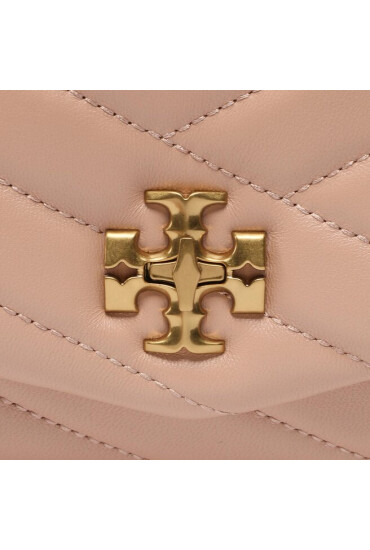 Tory Burch Дамска чанта Kira Chevron Chain Wallet 90343 Бежов - Mera.bg