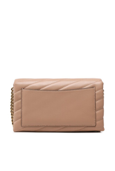 Tory Burch Дамска чанта Kira Chevron Chain Wallet 90343 Бежов - Mera.bg