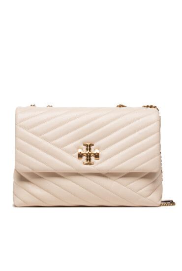 Tory Burch Дамска чанта Kira Chevron Convertible Shoulder 90446 New Cream 122 - Mera.bg