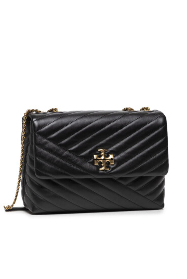 Tory Burch Дамска чанта Kira Chevron Convertible Shoulder Bag 90446 Черен - Mera.bg