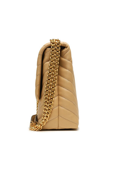 Tory Burch Дамска чанта Kira Chevron Convertible Shoulder Bag 90446 Desert Dune 251 - Mera.bg