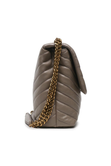 Tory Burch Дамска чанта Kira Chevron Convertible Shoulder Bag 90446 Сив - Mera.bg