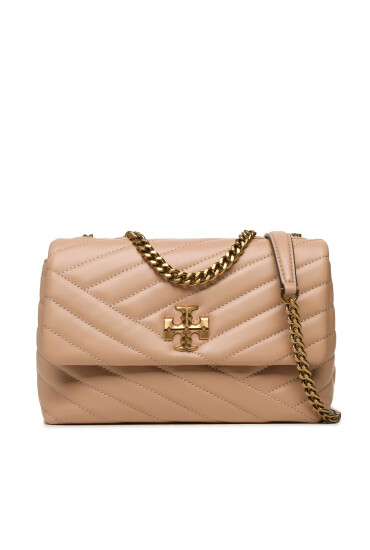 Tory Burch Дамска чанта Kira Chevron Small Convertible Shoulder Bag 90452 Розов - Mera.bg